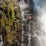 Climbing Chorros Waterfall